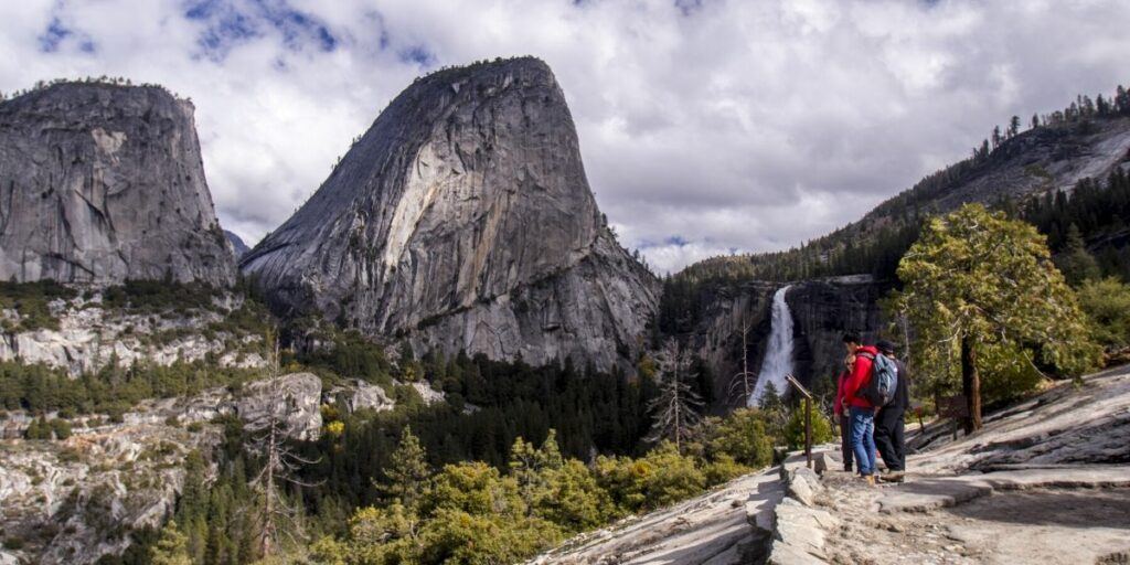 Best Hikes in North America - View of Nevada Falls from the John Muir Trail View of Nevada Falls from the John Muir Trail