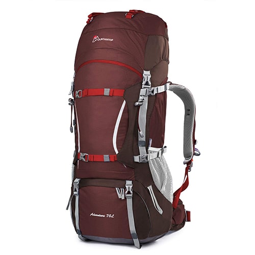 Cool Hiking Backpacks - Mountaintop 70L Hiking Backpack