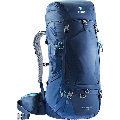 The Deuter Futura Vario 50+10 Hiking Backpack.