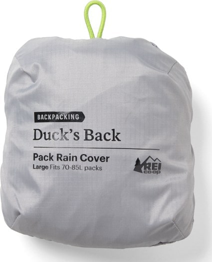 Best Backpack Covers — REI Duck's Back Rain Cover - Front View.