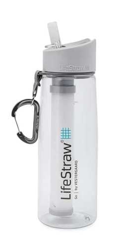 LifeStraw Go Water Filter Bottle — Front View.
