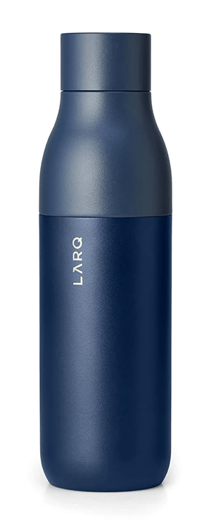 Best Water Bottles for Hiking, the LARQ Water Bottle — Front View.