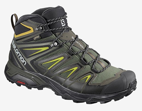 Salomon X Ultra 3 Mid GTX Hiking Boots Review — Side View.