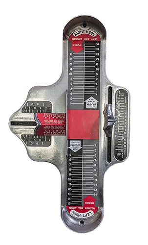 The Best Hiking Boots — Brannock Device.