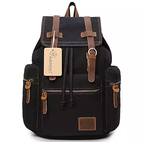 Vintage Canvas Travel Rucksack 19L